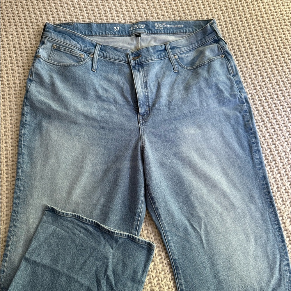 J. Crew Light Blue Flare & Wide Leg Jeans